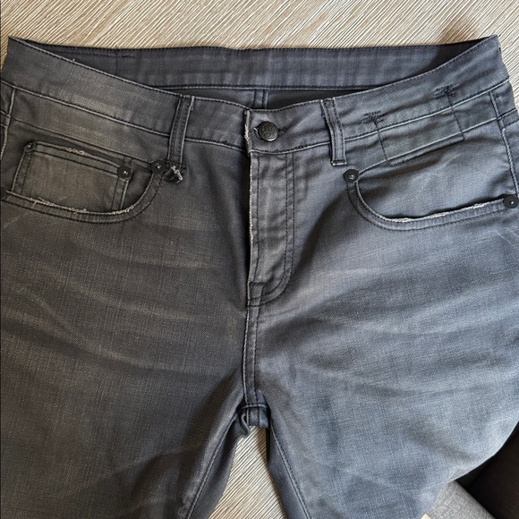 R13 boy skinny jeans in slate grey vintage sz 30 EUC $345 - Picture 3 of 8